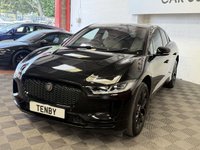 USED 2022 22 JAGUAR I-PACE 400 90kWh Black SUV 5dr Electric Auto 4WD (400 ps) REV CAM+LANE ASST+HTD STR