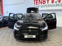 USED 2022 22 JAGUAR I-PACE 400 90kWh Black SUV 5dr Electric Auto 4WD (400 ps) REV CAM+LANE ASST+HTD STR