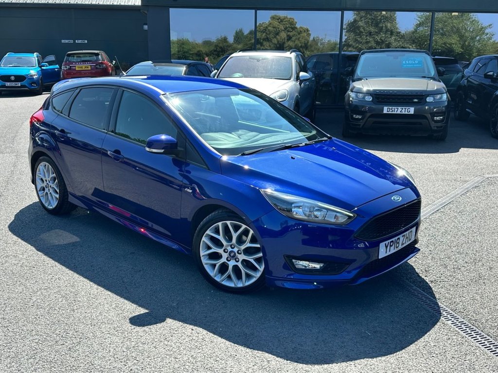 USED 2018 18 FORD FOCUS 1.0T EcoBoost ST-Line Hatchback 5dr Petrol Manual Euro 6 (s/s) (140 ps) 