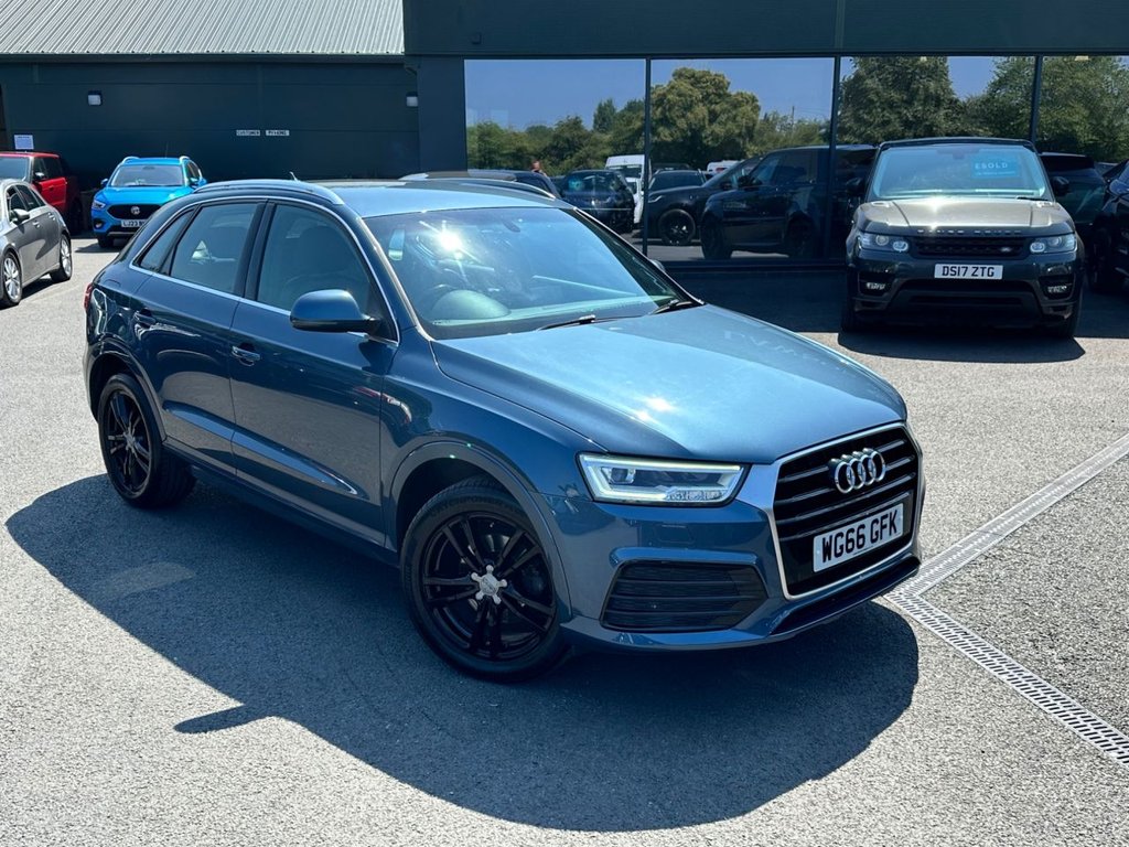 USED 2016 66 AUDI Q3 1.4 TFSI CoD S line SUV 5dr Petrol S Tronic Euro 6 (s/s) (Nav) (150 ps) 