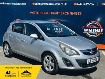 2012 VAUXHALL CORSA 1.4 16V SXi Hatchback 5dr Petrol Manual Wide Ratio Euro 5 (A/C) (100 ps) &pound;2195.00