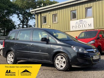2013 VAUXHALL ZAFIRA 1.6 16V Exclusiv Euro 5 5dr &pound;2490.00