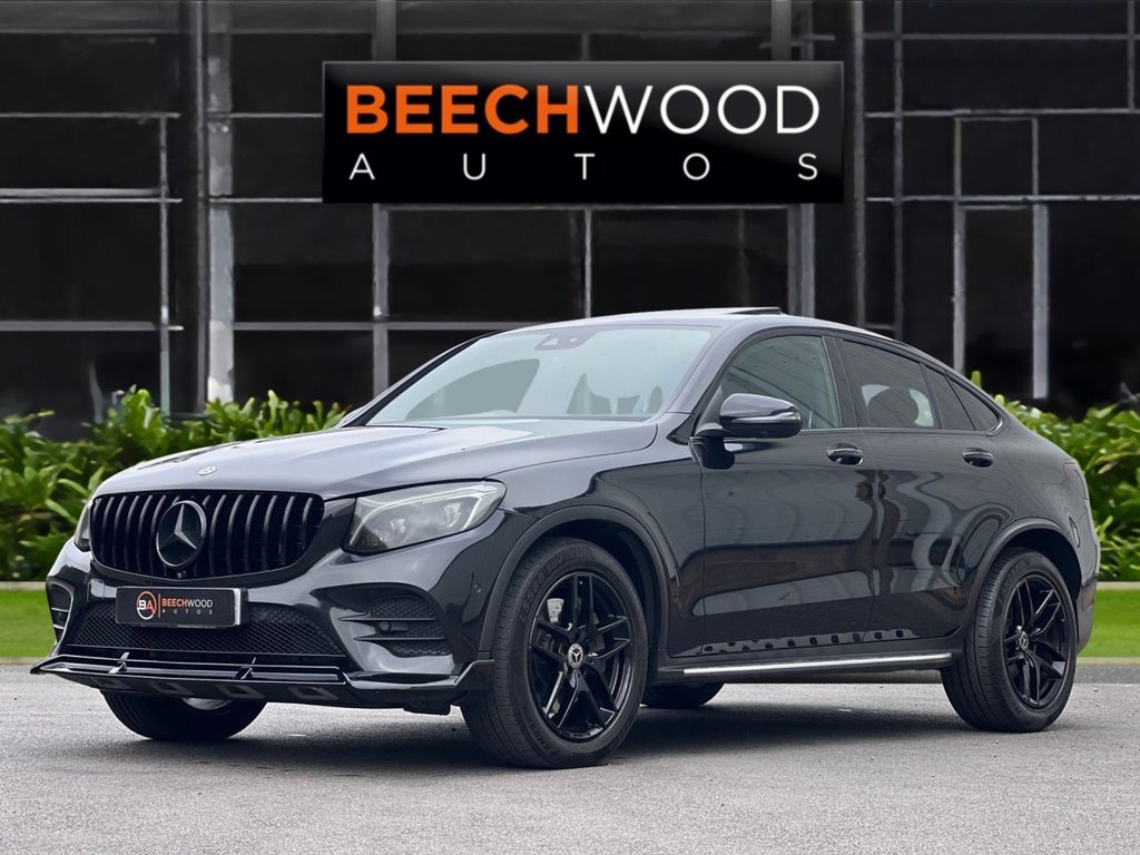 USED 2017 67 MERCEDES-BENZ GLC 3.0 GLC350d V6 AMG Line (Premium) Coupe 5dr Diesel G-Tronic 4MATIC Euro 6 (s/s) (258 ps) **SUN ROOF / PANAMERICA GRILL**