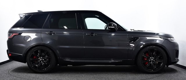 USED 2021 21 LAND ROVER RANGE ROVER SPORT 2.0 P400e 13.1kWh HSE Dynamic Black SUV 5dr Petrol Plug-in Hybrid Auto 4WD Euro 6 (s/s) (404 ps) FSH | Stealth | PanRoof | VQ +