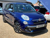 USED 2019 19 FIAT 500L 1.4 Mirror MPV 5dr Petrol Manual Euro 6 (95 bhp) Family MPV With Bluetooth & Air Con