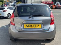 USED 2014 14 NISSAN NOTE 1.2 12V Acenta Premium Hatchback 5dr Petrol Manual Euro 5 (s/s) (80 ps) 1 OWNER -- FULL SERVICE HISTORY -- &pound;20 TAX -- SAT NAV -- CRUISE CONTROL