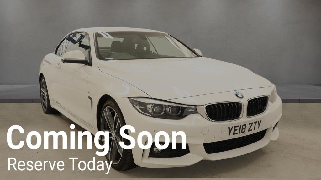USED 2018 18 BMW 4 SERIES 3.0 430d M Sport Convertible 2dr Diesel Auto Euro 6 (s/s) (258 ps) M SPORT PRO / COMFORT PACK