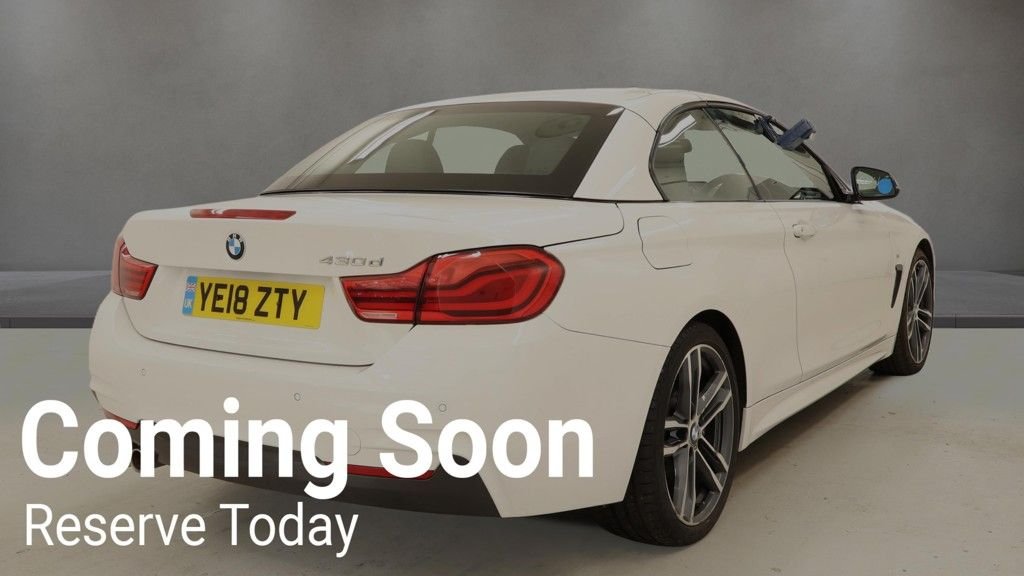 USED 2018 18 BMW 4 SERIES 3.0 430d M Sport Convertible 2dr Diesel Auto Euro 6 (s/s) (258 ps) M SPORT PRO / COMFORT PACK