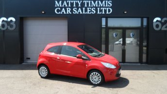 2012 FORD KA 1.2 Zetec Hatchback 3dr Petrol Manual Euro 5 (s/s) (69 ps)2 OWNERS,&pound;35 ROAD TAX,ALLOYS,2 KEYS. &pound;3299.00