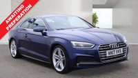 USED 2017 17 AUDI A5 2.0 TFSI S line Coupe 2dr Petrol S Tronic Euro 6 (s/s) (190 ps) 2 keys + service history
