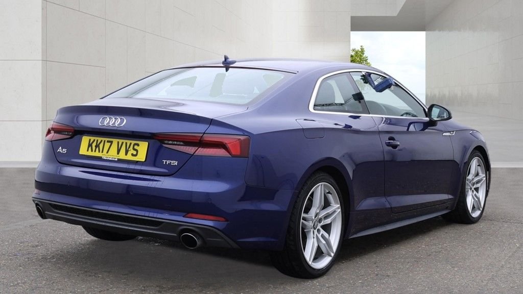USED 2017 17 AUDI A5 2.0 TFSI S line Coupe 2dr Petrol S Tronic Euro 6 (s/s) (190 ps) 2 keys + service history