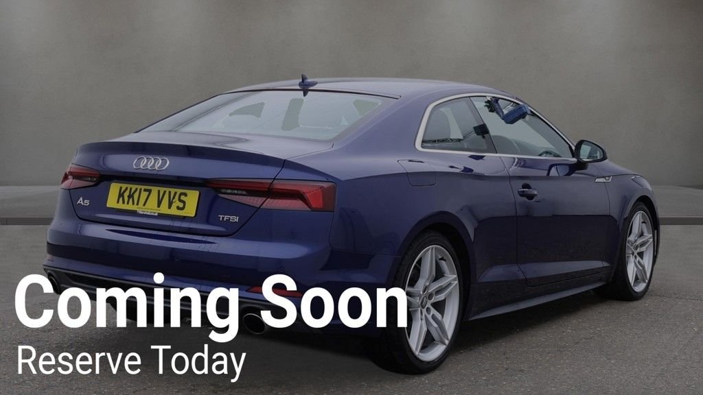 USED 2017 17 AUDI A5 2.0 TFSI S line Coupe 2dr Petrol S Tronic Euro 6 (s/s) (190 ps) 2 keys + service history