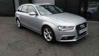 USED 2015 15 AUDI A4 AVANT 2.0 TDI ultra SE Technik Estate 5dr Diesel Manual Euro 6 (s/s) (163 ps)&pound;35 ROAD TAX,NEW CAMBELT KIT FITTED,SAT-NAV,LEATHER. PART EXCHANGE VEHICLE,DRIVES WELL.