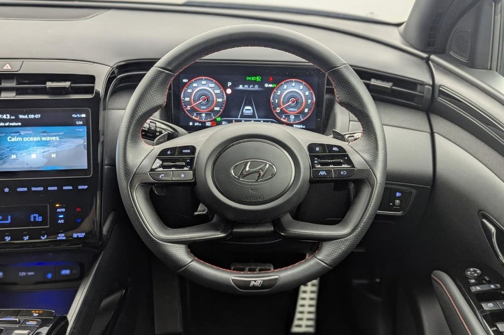 USED 2023 23 HYUNDAI TUCSON 1.6 T-GDi 13.8kWh N Line SUV 5dr Petrol Plug-in Hybrid Auto 4WD Euro 6 (s/s) (265 ps) 4WD, Car Play, Sat Nav