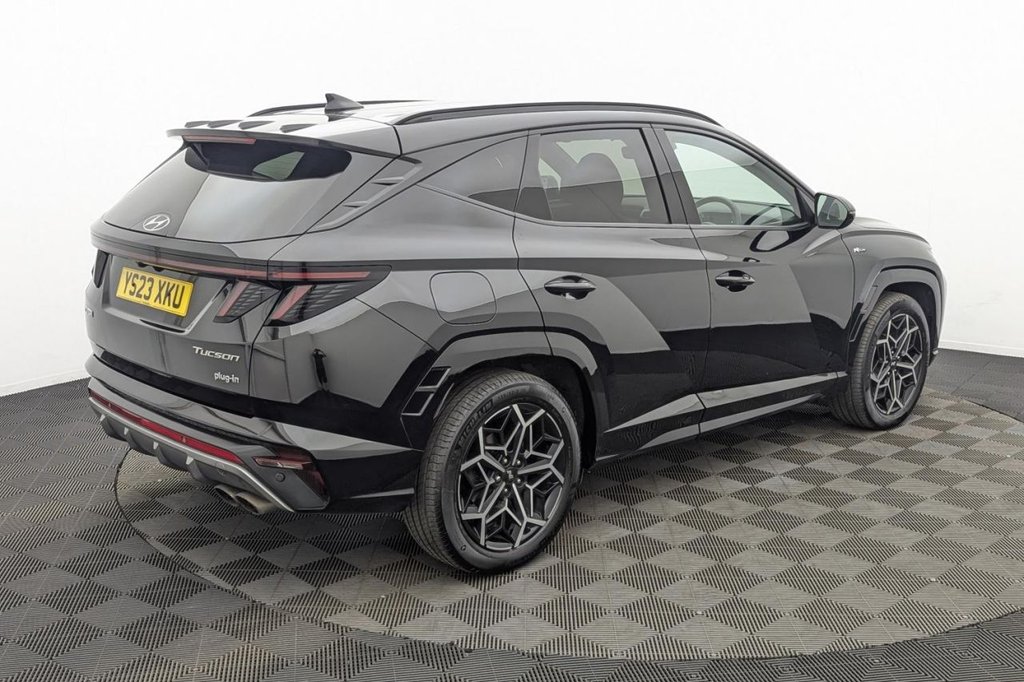 USED 2023 23 HYUNDAI TUCSON 1.6 T-GDi 13.8kWh N Line SUV 5dr Petrol Plug-in Hybrid Auto 4WD Euro 6 (s/s) (265 ps) 4WD, Car Play, Sat Nav