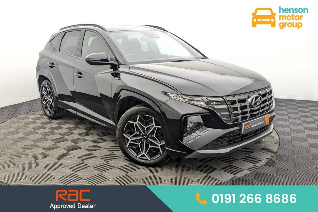 USED 2023 23 HYUNDAI TUCSON 1.6 T-GDi 13.8kWh N Line SUV 5dr Petrol Plug-in Hybrid Auto 4WD Euro 6 (s/s) (265 ps) 4WD, Car Play, Sat Nav