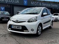 USED 2012 12 TOYOTA AYGO 1.0 VVT-i Fire Hatchback 5dr Petrol MultiMode Euro 5 (a/c) (67 ps) SUPER LOW MILES + 1 OWNER + AUTOMATIC + LOW MILES + PARKING SENSORS