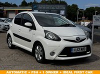USED 2012 12 TOYOTA AYGO 1.0 VVT-i Fire Hatchback 5dr Petrol MultiMode Euro 5 (a/c) (67 ps) SUPER LOW MILES + 1 OWNER + AUTOMATIC + LOW MILES + PARKING SENSORS
