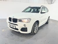 USED 2017 17 BMW X3 2.0 20d M Sport SUV 5dr Diesel Auto xDrive Euro 6 (s/s) (190 ps) 2 keys, leather, NAV, cruise, DAB