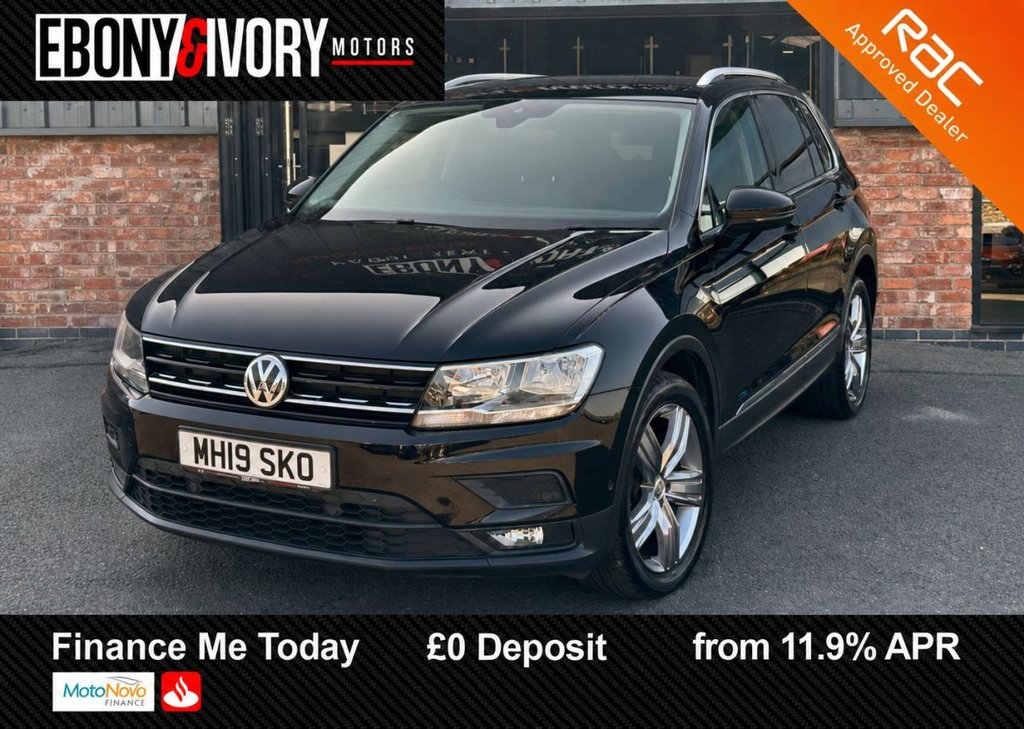Black 2019 Volkswagen Tiguan Estate All-wheel drive Automatic