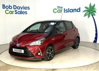 USED 2018 18 TOYOTA YARIS 1.5 VVT-h Grey Bi-Tone Hatchback 5dr Petrol Hybrid E-CVT Euro 6 (s/s) (100 ps) FULL SERVICE HISTORY Gorgeous Bi-Tone Hybrid Automatic Yaris, only 27000 Miles with Parking Camera, Privacy Glass, Bluetooth, Climate & More