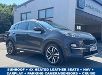 USED 2021 21 KIA SPORTAGE 1.6 GDi 3 SUV 5dr Petrol Manual Euro 6 (s/s) (130 bhp) SUNROOF -- LEATHER -- SAT NAV -- CARPLAY -- CRUISE -- CAMERA