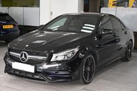 USED 2017 17 MERCEDES-BENZ CLA 2.0 CLA45 AMG Coupe 4dr Petrol SpdS DCT 4MATIC Euro 6 (s/s) (381 ps) *HOME DELIVERY 7 DAY MONEY BACK*