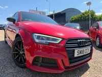 USED 2018 18 AUDI A3 1.5 TFSI CoD Black Edition Saloon 4dr Petrol S Tronic Euro 6 (s/s) (150 ps) 