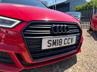 USED 2018 18 AUDI A3 1.5 TFSI CoD Black Edition Saloon 4dr Petrol S Tronic Euro 6 (s/s) (150 ps) 