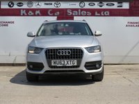 USED 2013 63 AUDI Q3 2.0 TDI SE SUV 5dr Diesel Manual quattro Euro 5 (s/s) (140 ps) 