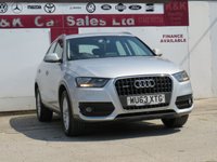 USED 2013 63 AUDI Q3 2.0 TDI SE SUV 5dr Diesel Manual quattro Euro 5 (s/s) (140 ps) 