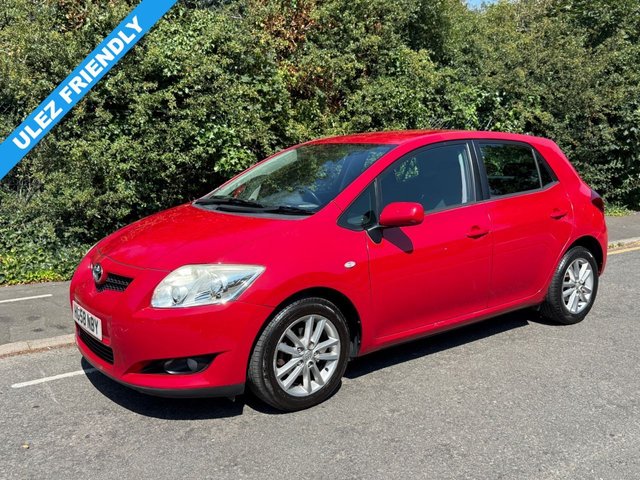 View our Toyota Auris 1.33 VVT-i TR 100 BHP 5DR HATCH BACK (ULEZ OK)
