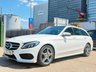 USED 2015 65 MERCEDES-BENZ C CLASS 2.0 C200 AMG Line (Premium) 7G-Tronic+ Euro 6 (s/s) 5dr ULEZ PAN ROOF LOW MILES RARE