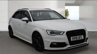 USED 2016 16 AUDI A3 1.4 TFSI S line Sportback 5 Door Petrol Manual White Euro 6  