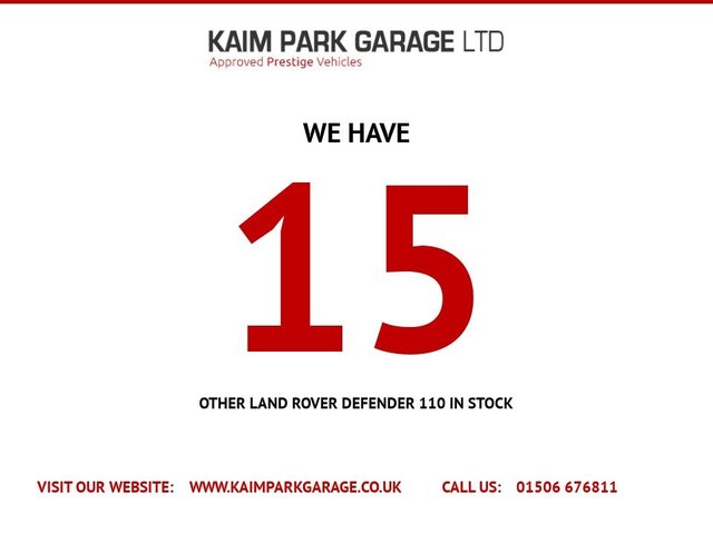 USED 2024 24 LAND ROVER DEFENDER 110 5.0 P525 V8 SUV 5dr Petrol Auto 4WD Euro 6 (s/s) (525 ps) URBAN W/T | 1 Owner | Stunning