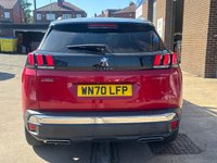 USED 2020 70 PEUGEOT 3008 1.6 13.2kWh GT SUV 5 Door Petrol Automatic Red Plug-in Hybrid e-EAT 4WD Euro 6 1 Former Keeper APPLE CAR PLAY+BLUETOOTH+SENSORS