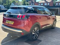 USED 2020 70 PEUGEOT 3008 1.6 13.2kWh GT SUV 5 Door Petrol Automatic Red Plug-in Hybrid e-EAT 4WD Euro 6 1 Former Keeper APPLE CAR PLAY+BLUETOOTH+SENSORS