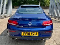 USED 2018 18 MERCEDES-BENZ C CLASS 2.1 C250d AMG Line (Premium Plus) Coupe 2dr Diesel G-Tronic+ Euro 6 (s/s) (204 ps) 