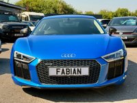 USED 2016 N AUDI R8 5.2 FSI V10 Coupe 2dr Petrol S Tronic Quattro Euro 6 (540 ps) **�&pound;22,000 of Spec - Bucket Seats - Ara Crystal Blue** 