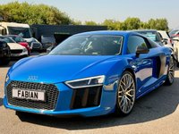 USED 2016 N AUDI R8 5.2 FSI V10 Coupe 2dr Petrol S Tronic Quattro Euro 6 (540 ps) **�&pound;22,000 of Spec - Bucket Seats - Ara Crystal Blue** 