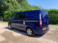 USED 2016 66 FORD TRANSIT CUSTOM 290 2.0 TDCI 170BHP SWB LIMITED 6 SEAT CREW CAB KOMBI **WET BELT DONE**NO VAT** 