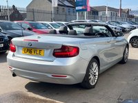 USED 2016 16 BMW 2 SERIES 1.5 218i SE Convertible 2dr Petrol Manual Euro 6 (s/s) (136 ps) 