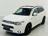 USED 2014 14 MITSUBISHI OUTLANDER 2.0h 12kWh GX4h SUV 5dr Petrol Plug-in Hybrid CVT 4WD Euro 5 (s/s) (200 ps) White with Black leather Interior | Glass Sunroof | Heated Seats | Privacy Glass | Service History