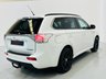 USED 2014 14 MITSUBISHI OUTLANDER 2.0h 12kWh GX4h SUV 5dr Petrol Plug-in Hybrid CVT 4WD Euro 5 (s/s) (200 ps) White with Black leather Interior | Glass Sunroof | Heated Seats | Privacy Glass | Service History