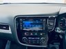 USED 2014 14 MITSUBISHI OUTLANDER 2.0h 12kWh GX4h SUV 5dr Petrol Plug-in Hybrid CVT 4WD Euro 5 (s/s) (200 ps) White with Black leather Interior | Glass Sunroof | Heated Seats | Privacy Glass | Service History