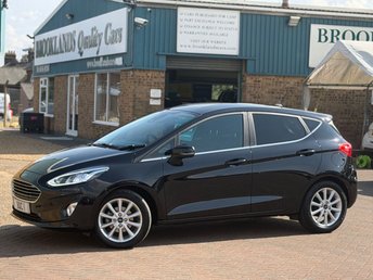 2021 FORD FIESTA 1.0T EcoBoost MHEV Titanium Hatchback 5 Door Agate Black Petrol Manual Euro 6 (s/s) (125 ps) £10995.00