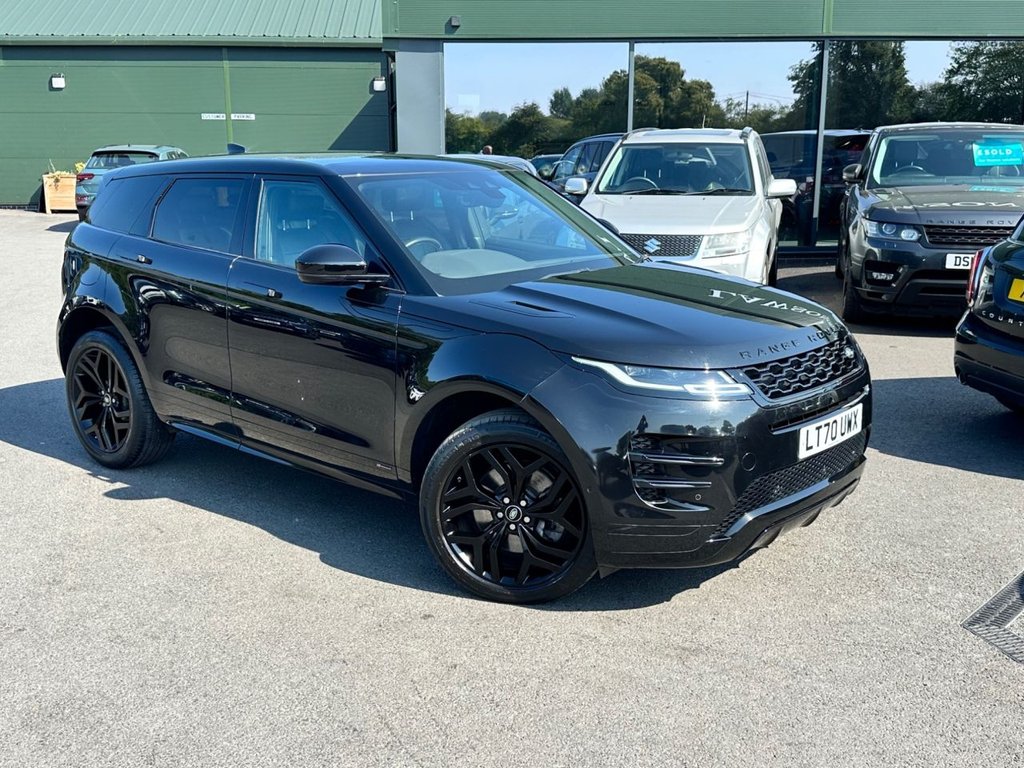 USED 2020 70 LAND ROVER RANGE ROVER EVOQUE 2.0 D180 MHEV R-Dynamic SE SUV 5dr Diesel Auto 4WD Euro 6 (s/s) (180 ps) 