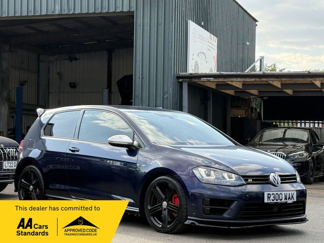 View our Volkswagen Golf 2.0 TSI BlueMotion Tech R Hatchback 3dr Petrol DSG 4Motion Euro 6 (s/s) (300 ps)