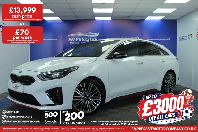View our Kia Proceed 1.6 T-GDi GT Shooting Brake 5dr Petrol DCT Euro 6 (s/s) (201 bhp)