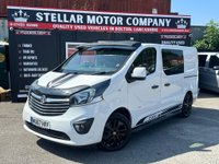 USED 2018 67 VAUXHALL VIVARO 1.6 CDTi 2900 BiTurbo ecoTEC Limited Edition Nav Crew Van L1 H1 Euro 6 (s/s) 5dr (6 Seat) CREW VAN|ROCKnROLL BED|NO VAT